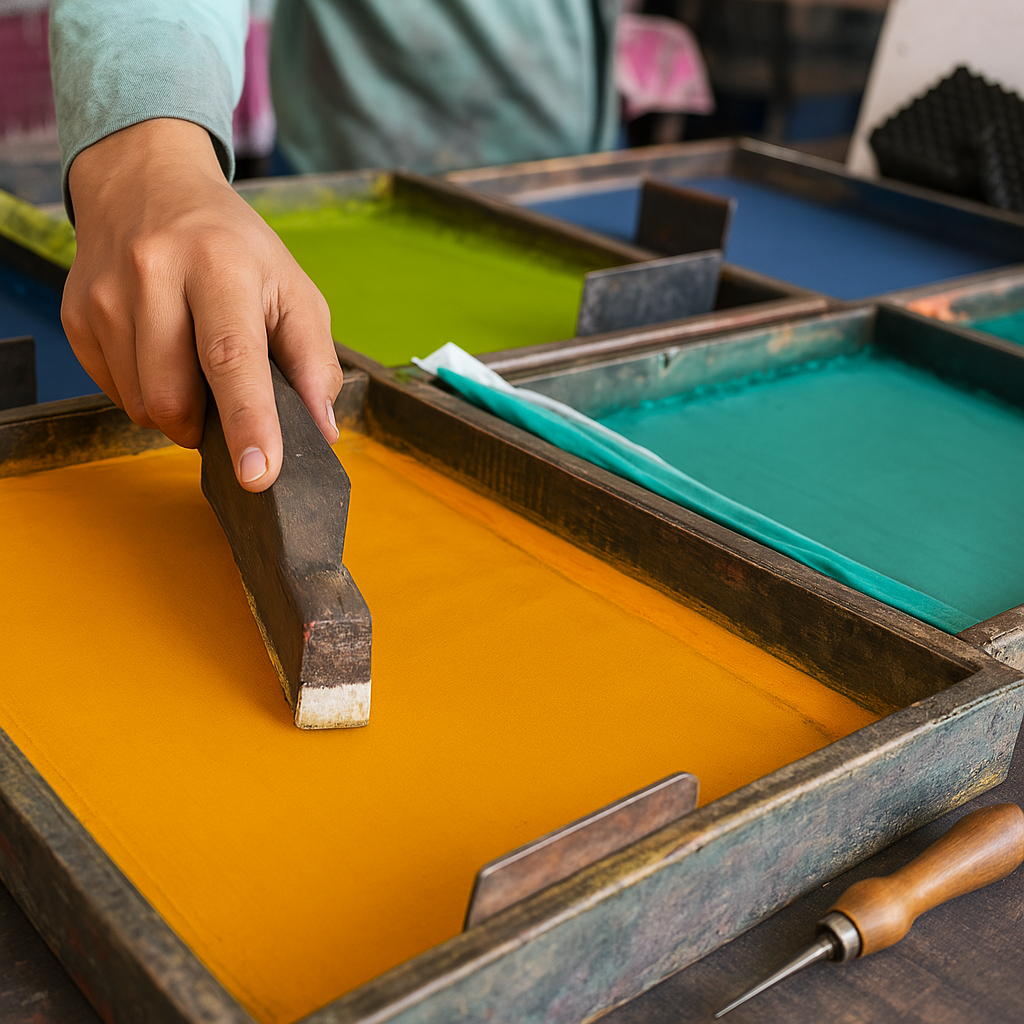 Traditional Textile Block Printing Class